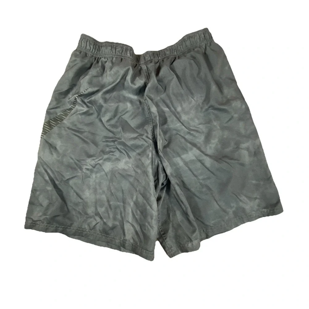 NIKE Swim Shorts XL Big Swoosh Mesh Lined Nylon Pockets Athletic Beach Fish Surf